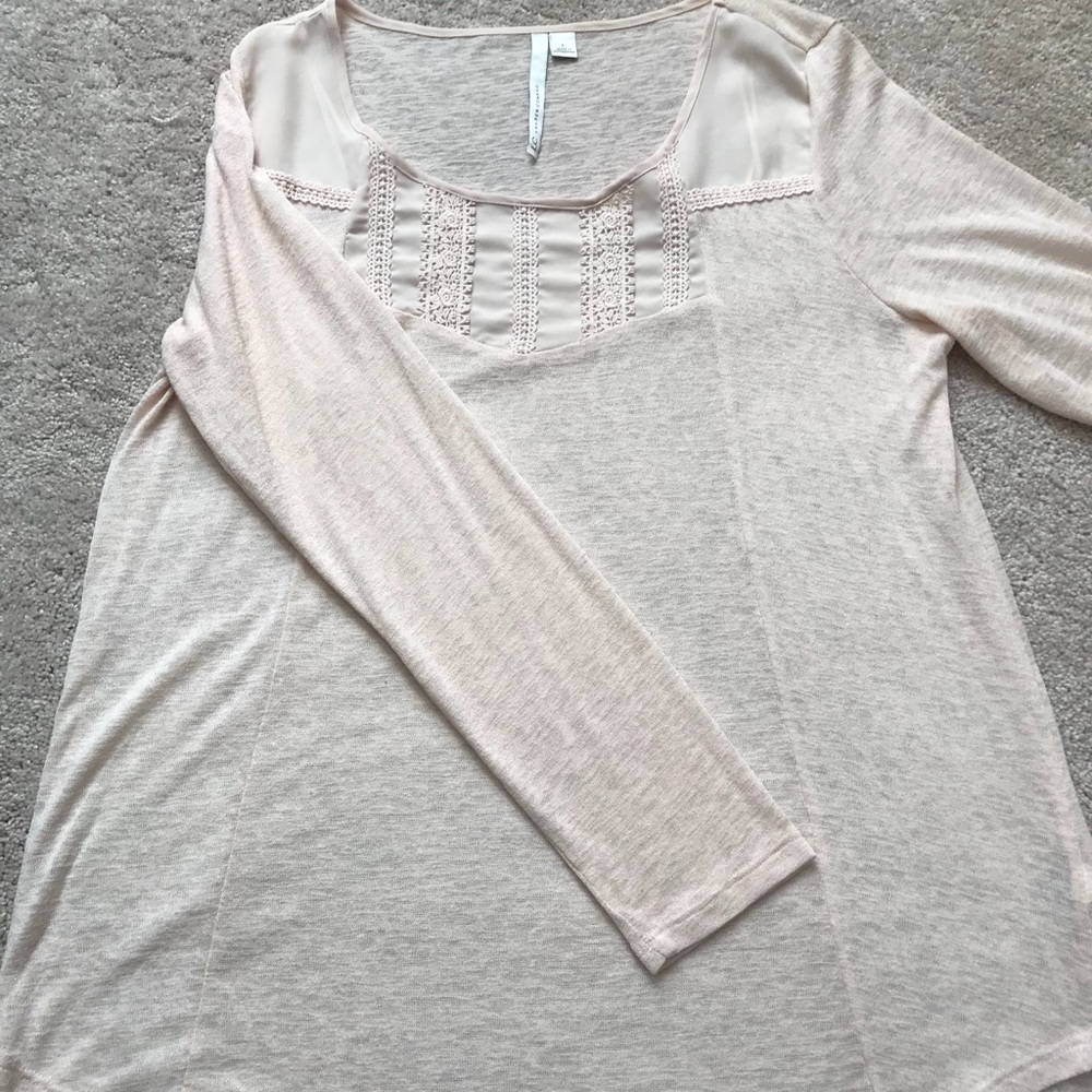 Women’s Lauren Conrad Long Sleeve Lace Top